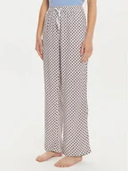 Piżamy damskie - Tommy Hilfiger Spodnie piżamowe UW0UW05225 Écru Regular Fit - miniaturka - grafika 1