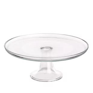 Altom DESIGN Szklana patera Edwanex na ciasto 30cm 0103016224 - Tace i patery - miniaturka - grafika 1