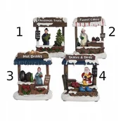 Ozdoby bożonarodzeniowe - Figura Led Bożonarodzeniowa Stoisko Sprzedażowe - miniaturka - grafika 1