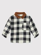 Koszulki dla chłopców - Benetton United Colors Of Koszula 50RG5QL80 Czarny Regular Fit - miniaturka - grafika 1