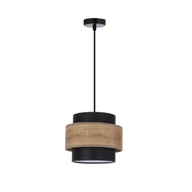 Lampy sufitowe - Twin lampa wisząca 1-punktowa czarna 31-17871 - miniaturka - grafika 1