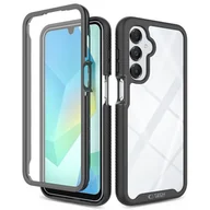 Etui i futerały do telefonów - Tech-Protect Etui z osłoną na ekran Defense do Galaxy A26 5G, przezroczysto-czarne - miniaturka - grafika 1