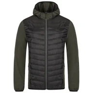Bluzy sportowe męskie - Męska bluza Loap Markoss Rozmiar: M / Kolor: zielony/czarny - miniaturka - grafika 1