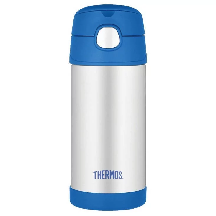 Thermos Termos dziecięcy ze słomką 355 ml niebieski (stalowy) 120014