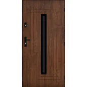 Drzwi zewnętrzne - Drzwi zewnętrzne borneo orzech 90 prawe - miniaturka - grafika 1