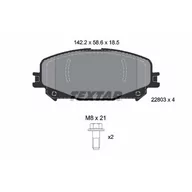 Klocki hamulcowe - Klocki hamulcowe - komplet TEXTAR 2280301 - miniaturka - grafika 1