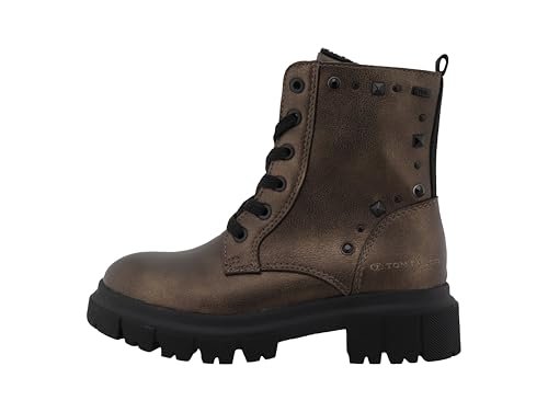 Tom Tailor Kids Dziewczęce 6370260017 modne kozaki, Stare złoto., 39 EU