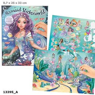 DEPESCHE, zestaw z naklejkami top model syrenka 13395a - Zabawki kreatywne - miniaturka - grafika 1