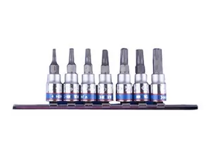 KING TONY Zestaw nasadek 2037 2107PR, 1/4", TORX T10-T40 - Zestawy narzędziowe - miniaturka - grafika 1