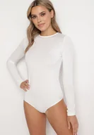 Body - Białe Body w Klasycznym Stylu na Zatrzaski Emeriana - miniaturka - grafika 1