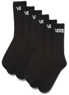 Skarpetki damskie - skarpety męskie VANS CLASSIC CREW BLACK - miniaturka - grafika 1