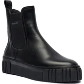 Sztyblety damskie - Gant Skórzane sztyblety Snowmont | z dodatkiem wełny - miniaturka - grafika 1