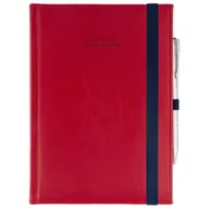 Kalendarze - Kalendarz naucz. 2025/26 A5 Nebraska gumka czerw. - miniaturka - grafika 1