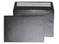 Koperty - Sirio Pearl Coal Mine C5 162x229 mm, 125g, HK. koperta ozdobna (kod ppp417) - miniaturka - grafika 1