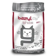 Żwirek dla kotów - Bazyl Bazyl Ag+ White 20L - miniaturka - grafika 1