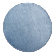 Dywaniki łazienkowe - Dywanik łazienkowy Miami Viscose 70x70 cm niebieski - miniaturka - grafika 1