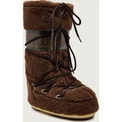 Śniegowce damskie - Moon Boot Śniegowce MB ICON FLEECE | shearling - miniaturka - grafika 1