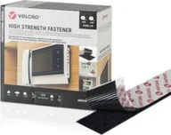 Taśmy klejące - Velcro Zapięcie VELCRO o wysokiej wytrzymałości Taśma z haczykiem 5 m Taśma z pętelką 5 m, haczyk i pętelka 50 mm czarna - miniaturka - grafika 1