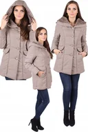Moda i Uroda OUTLET - KURTKA ZIMOWA z KAPTUREM FUTRO PREZENT dla NIEJ EXTRA OKAZJA - miniaturka - grafika 1