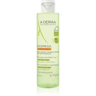 Kosmetyki kąpielowe dla dzieci - A-Derma Exomega Control 2 in 1 emollient cleansing gel żel pod prysznic do skóry suchej i atopowej 200 ml - miniaturka - grafika 1