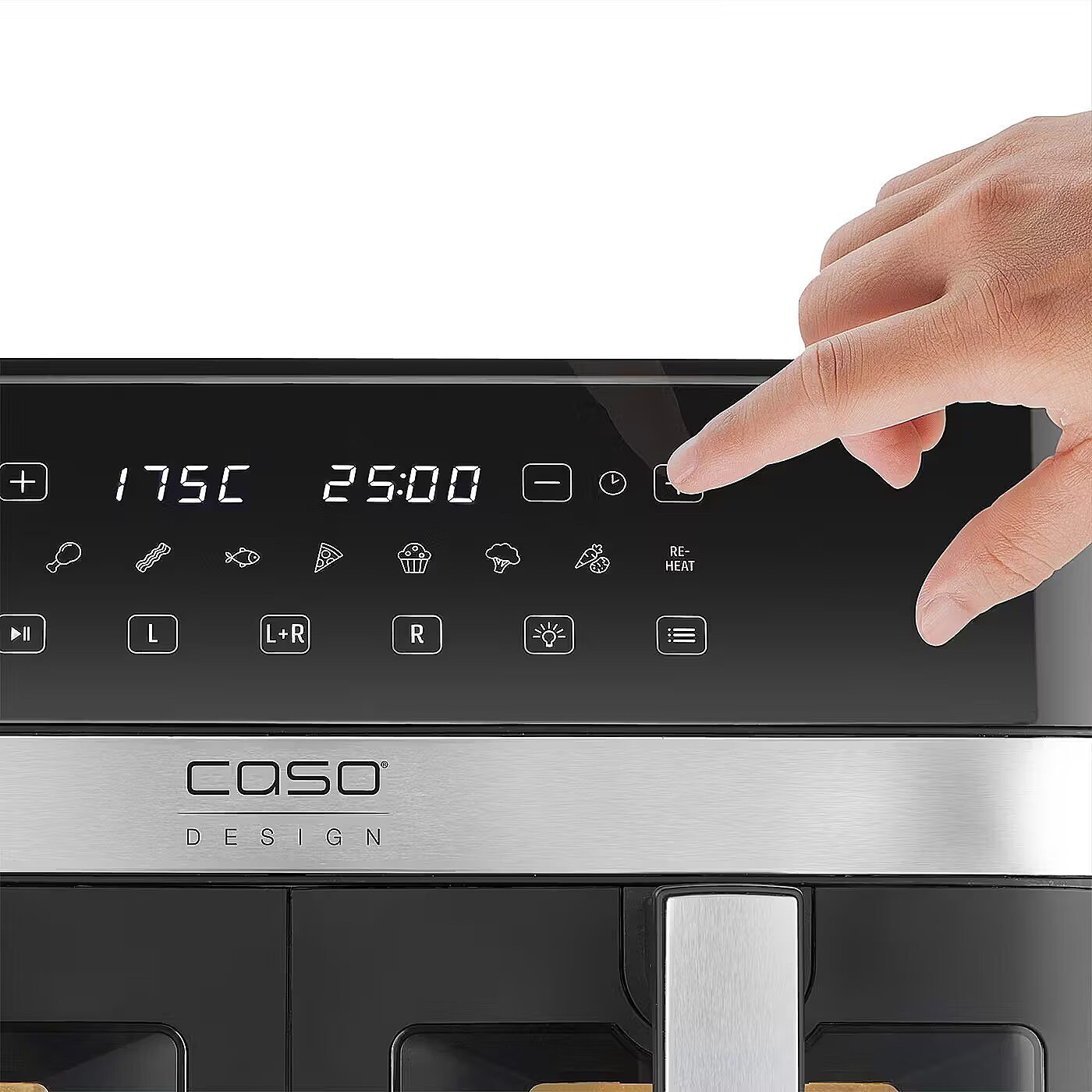 Caso Air Fryer DuoChef Power 2200 W Capacity 14 L Black 03186