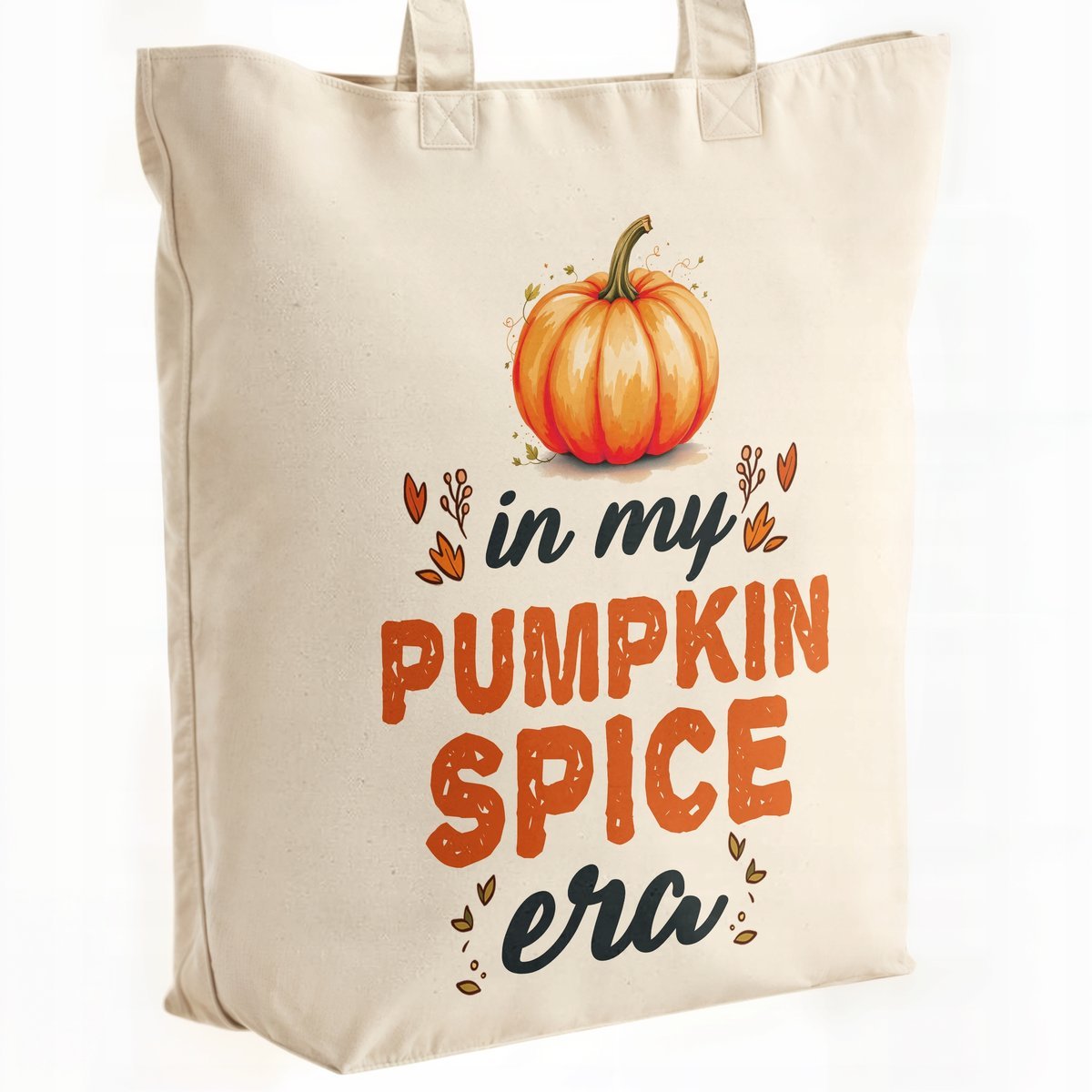 Torba bawełniana premium Jesień In My Pumpkin Spice Era Dynia
