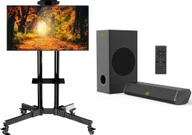 Uchwyty do telewizora - Mozos Stojak podłogowy 1500 32'' - 60'' + Głośniki komputerowe GS-BAR BT - miniaturka - grafika 1