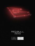 Plakaty - Red bull ring, Austria, black - plakat Wymiar do wyboru: 40x50 cm - miniaturka - grafika 1