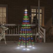 Oświetlenie świąteczne - Lumarko Choinka do montażu na maszcie, 108 kolorowych diod LED, 180 cm - miniaturka - grafika 1