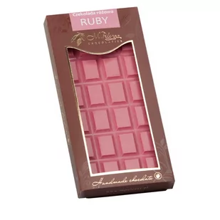 M.PELCZAR CHOCOLATIER Różowa czekolada Ruby Naturalna 85g 5902768996784 - Czekolada - miniaturka - grafika 1