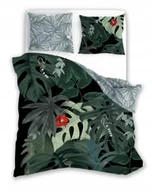 Pościel - FARO, Pościel bawełniana 220x200+2x7080 cm, Nowoczesne Liście - miniaturka - grafika 1