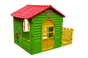 Mochtoys Domek z tarasem 10839 - Place zabaw - miniaturka - grafika 1