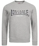 Bluzy męskie - Bluza LONSDALE BERGER szara prosta-XL - miniaturka - grafika 1
