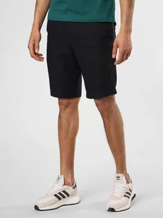 Tommy Hilfiger - Spodenki męskie z dodatkiem lnu  Harlem, niebieski - Spodenki męskie - miniaturka - grafika 1