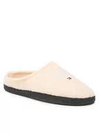 Buty dla dziewczynek - Tommy Hilfiger Kapcie Indoor Slipper T3A0-32441-1506 M Beżowy - miniaturka - grafika 1