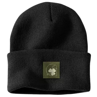 Czapki damskie - Czapka zimowa Carhartt Knit Shamrock Patch Beanie - grafika 1