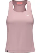 Koszulki i topy damskie - Salewa Top funkcyjny w kolorze jasnoróżowym - miniaturka - grafika 1