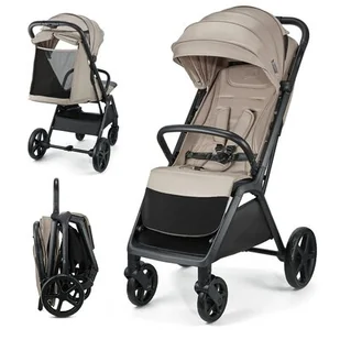 Wózek spacerowy KINDERKRAFT Loom Beżowy - Wózki dziecięce - miniaturka - grafika 1
