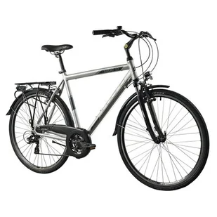 Rower trekkingowy INDIANA X-Road 1.0 M23 28 cali męski Srebrny - Rowery - miniaturka - grafika 1
