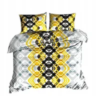 Pościel - pościel bawełna lux 200x200 + 2 poszewka B 287-2 dumna żółta - miniaturka - grafika 1