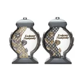 Lampiony i znicze - Znicz lampion ażur róża OBD 34 cm mix - miniaturka - grafika 1