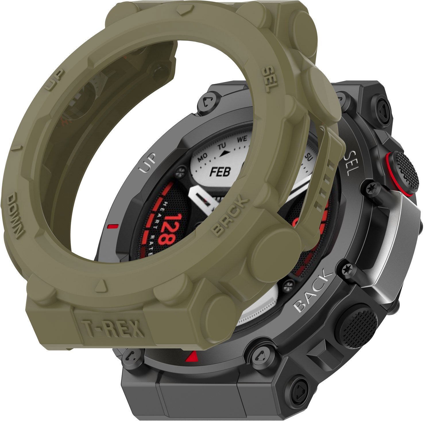 ETUI CASE BUMPER FUTERAŁ OCHRONA DO XIAOMI HUAMI AMAZFIT T-REX TREX 2