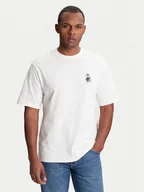 Koszulki męskie - KARL LAGERFELD T-Shirt 755098 553270 Beżowy Regular Fit - miniaturka - grafika 1