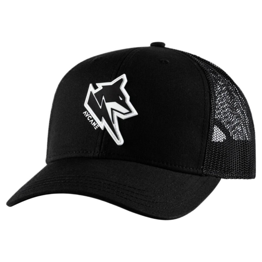 Męska czapka z daszkiem AYCANE Bolt Wolf Cap Black