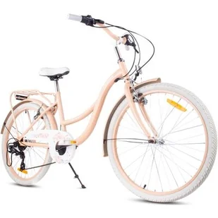 Rower młodzieżowy SUN BABY Flower Bike 24 cale dla dziewczynki Morelowy - Rowery - miniaturka - grafika 1