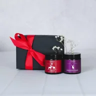 Świece - Aromatyczny zestaw prezentowy 2 świece z lawendą - miniaturka - grafika 1