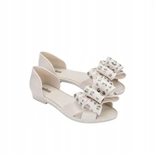 Melissa Baleriny Damskie Beżowe Seduction VI Ad Beige Silver 37 - Baleriny - miniaturka - grafika 1
