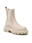 Botki damskie - Badura Sztyblety RST-LONDRA-2 Beżowy - miniaturka - grafika 1