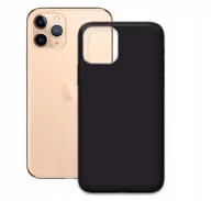 Etui i futerały do telefonów - ETUI CZARNE MATOWE DO IPHONE 11 PRO MAX MATT OBUDOWA NA TYŁ BLACK CASE - miniaturka - grafika 1