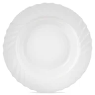 Talerze - Talerz obiadowy głęboki szklany biały LUNA 22.5cm 350ml ORION 129579 - miniaturka - grafika 1